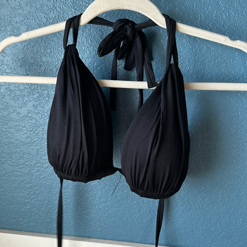 Black, La Blanca bikini top, large